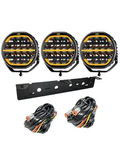 Ekstralyssett 3 stk OZZ XR2 P9" Komplett sett
