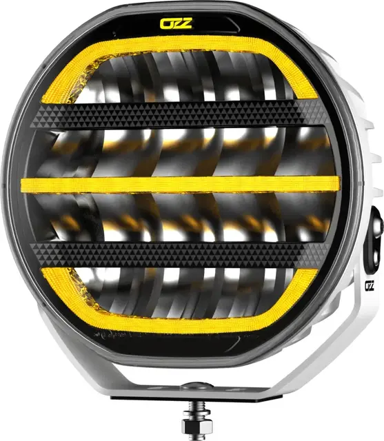 OZZ XR2 P7" LED fjernlys med parklys 7200  lumen hvitt hus 