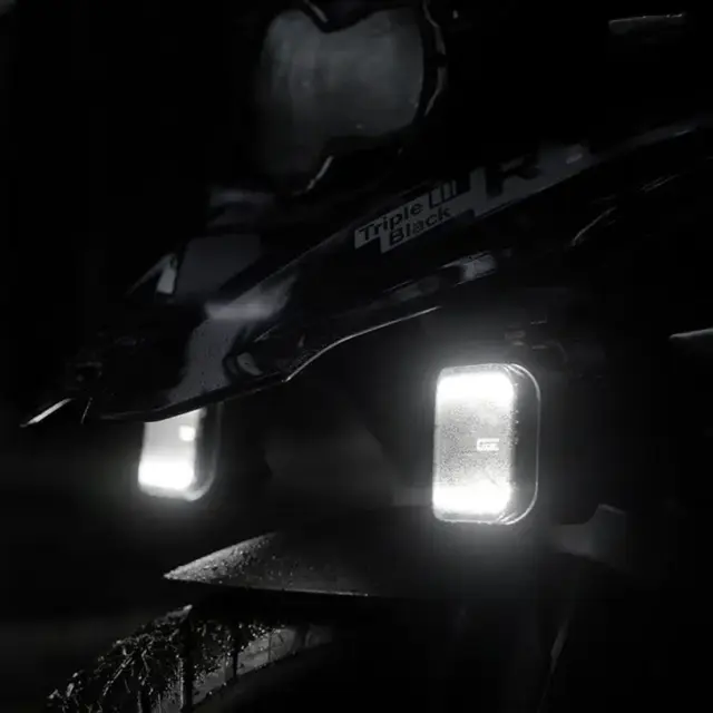 OZZ SQR 3" Ekstralys Ultra kompakt fjernlys for ATV/UTV 