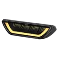 OZZ Ryggelys Led m/varsellys AR/R65-godkjent Sort hus