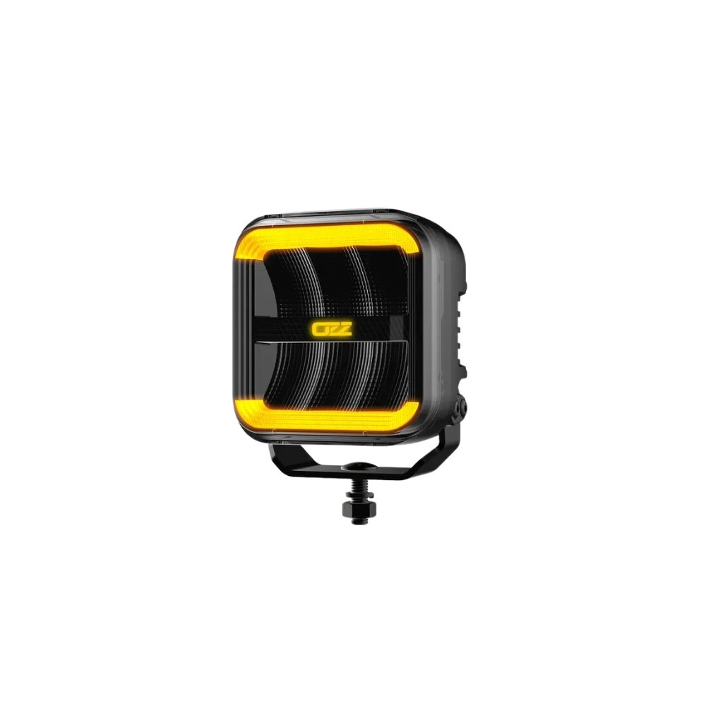OZZ SQR 5" Arbeidslys m varsellys R65