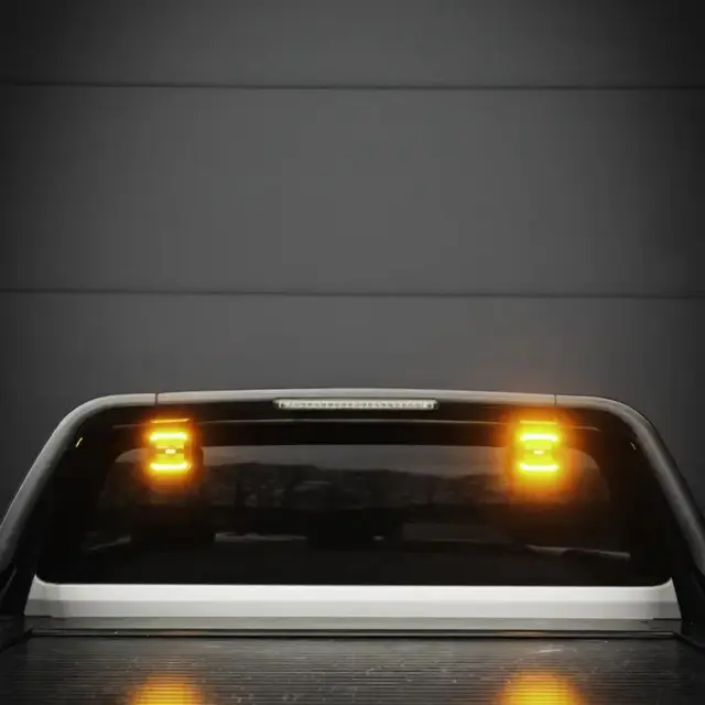 OZZ SQR 3" Arbeidslys m varsellys R65 