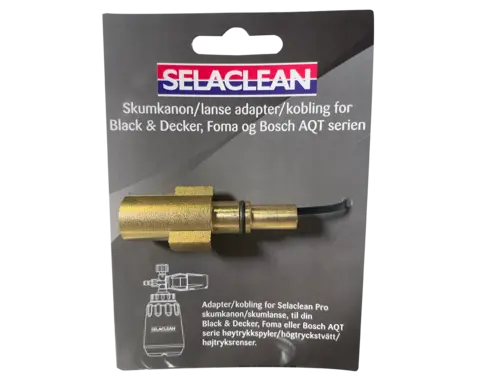 Selaclean Adapter for Black &amp; Decker, Foma og Bosch AQT serien