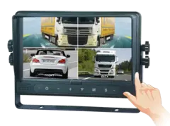 Helproff 9'' skjerm med GPS og opptak og touch skjerm