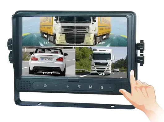 Helproff 9'' skjerm med GPS og opptak og touch skjerm 