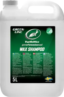 Turtle Wax Pro Greenline Waxshampo 5 L kanne, svanemerket