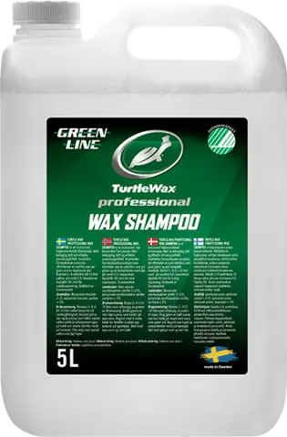 Turtle Wax Pro Greenline Waxshampo 5 L kanne, svanemerket