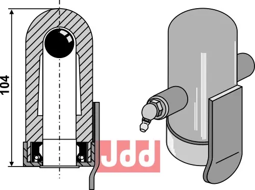 Glidelager innvendig - JDD Utstyr