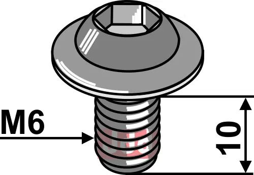 Bolt M6X10 - 10.9 - JDD Utstyr