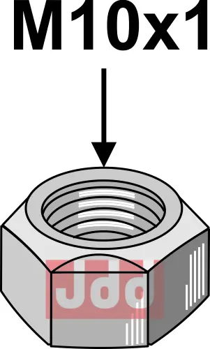 Låsemutter M10x1 - JDD Utstyr