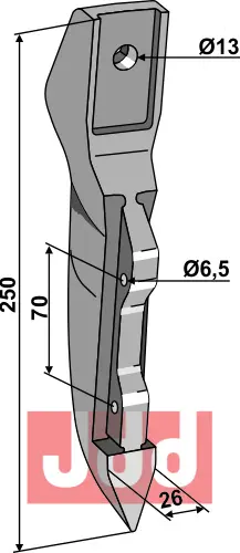 Skjær-spiss 250x26 - JDD Utstyr
