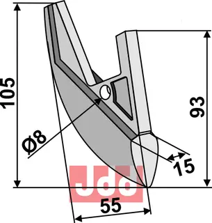 Såskjær metall Nordsten