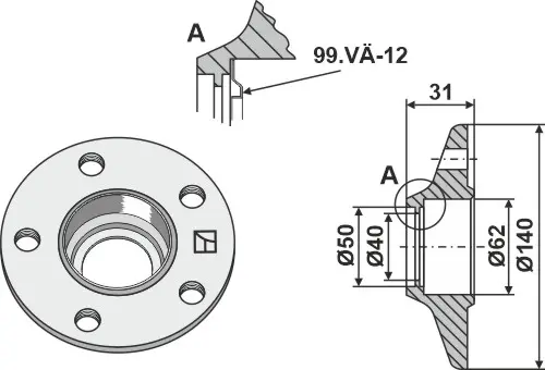 Lagerflens - JDD Utstyr