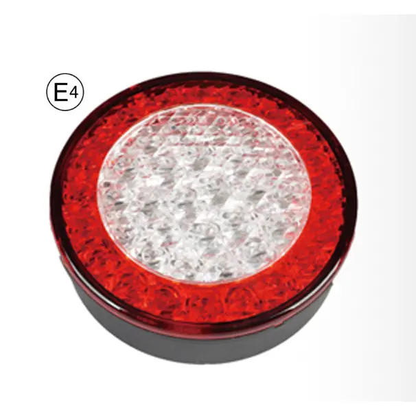 Rund LED baklykt 9-33V Ø122mm