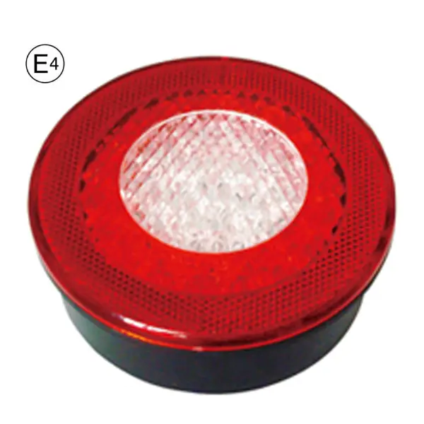 Rund LED baklykt 9-33V Ø122mm