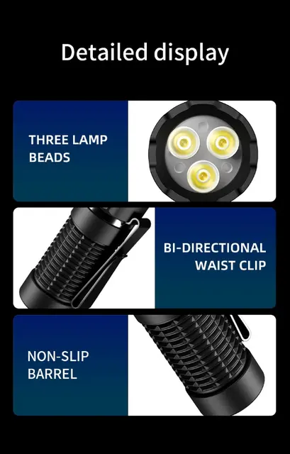 SupFire LED lommelyktsett - JDD Utstyr