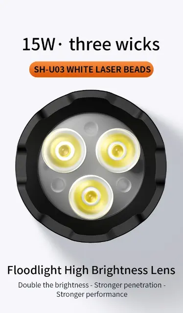 SupFire LED lommelyktsett - JDD Utstyr