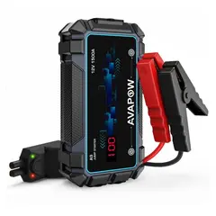 Avapow A9  liten Startbooster 1500A | LEd lykt | for små kjøretøy