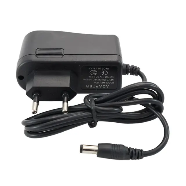 230 volt adapter til 12 VDC - JDD Utstyr