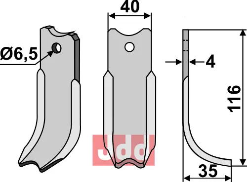 Fres kniv - JDD Utstyr