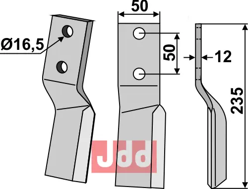 Fres kniv høyre - JDD Utstyr