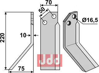Fres kniv venstre Badalini