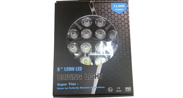 BRT 9" ekstralys | En bestselger med 12 000 lumen | Driving beam