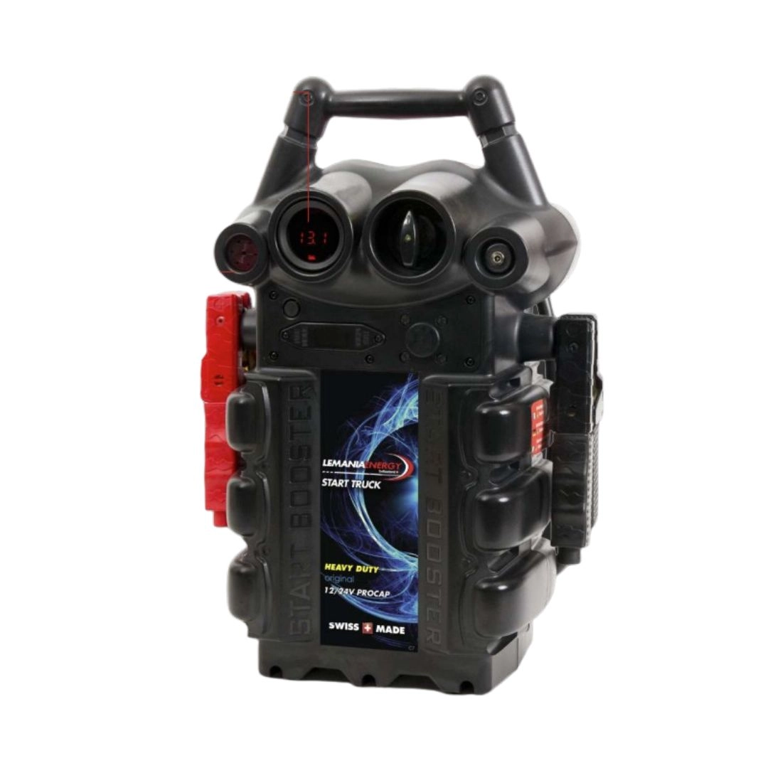 Lemania PROCAP Booster 12 og 24 Volt Batteriløs - Ultra Capacitor-teknologi