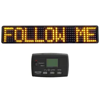 12V Programmerbart LED tekstskilt Med kontrollpanel