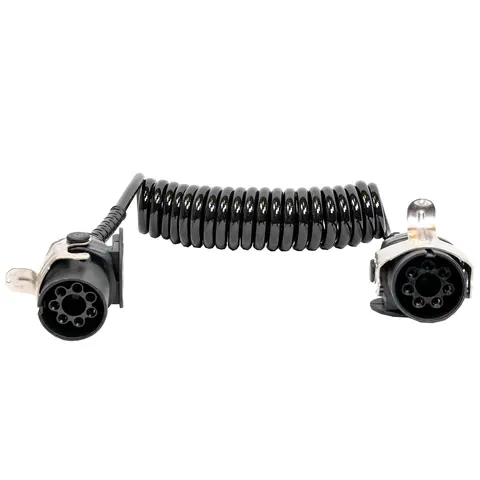 ABS/EBS 3.8 meter spiralkabel med støpsler24 Volt