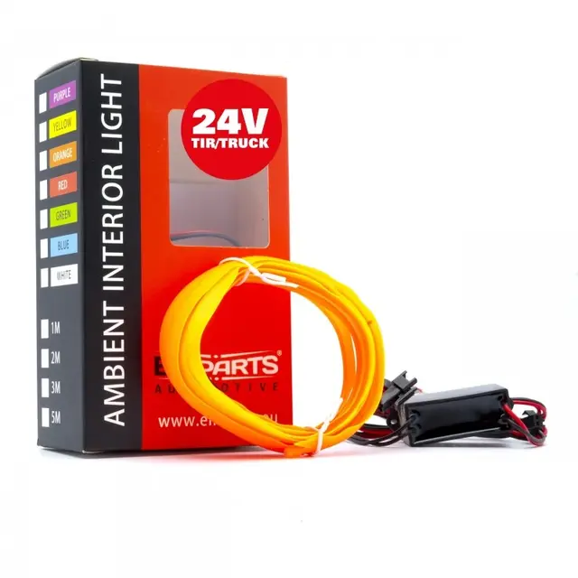 ORANSJE LED Stripe Interiør Belysning 2 meter og 24V 