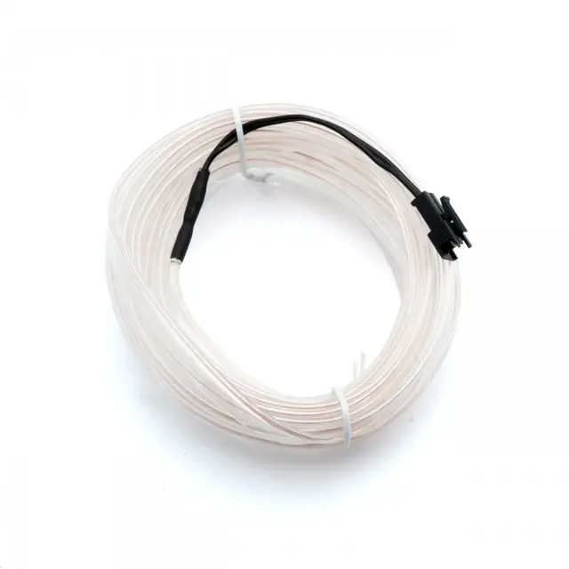 HVITT LED Stripe Interiør Belysning 5 meter og 12V 