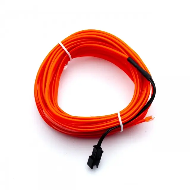 RØD LED Stripe Interiør Belysning 5 meter og 24V 