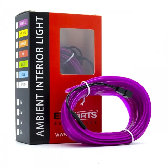 LILLA LED Stripe Interiør Belysning 5 meter og 12V 