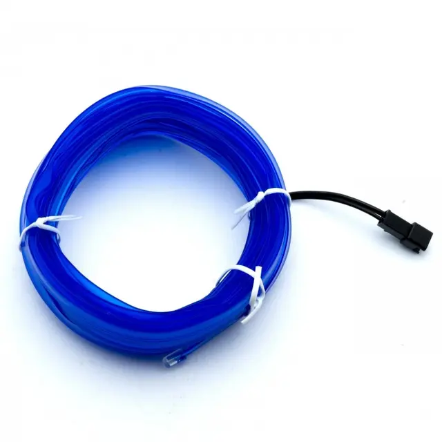 BLÅ LED Stripe Interiør Belysning 5 meter og 12V 