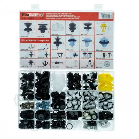 Festeklips sett FOR VW 286 deler
