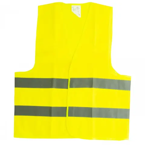 Refleksvest Universal Gul Sikkerhetsvest 58x68CM