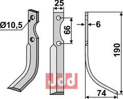 Fres kniv h&#248;yre Eurosystem/Ferrari