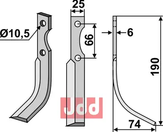 Fres kniv h&#248;yre Eurosystem/Ferrari