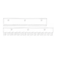 Force slitestål 1220 | 4 fot Rett slitestål 130×16 Hardmetall