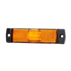 Avlangt, gult markeringslys LED, 12-36V, QS150 kontakt