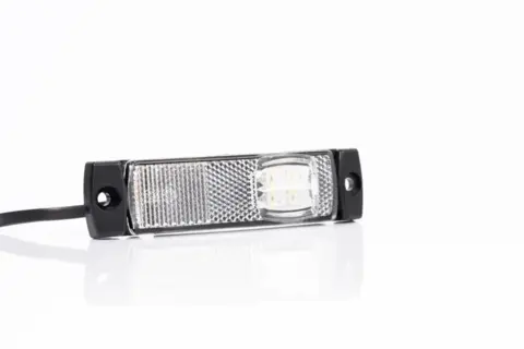 Fristom Hvitt LED Markeringslys Iintegrert refleks