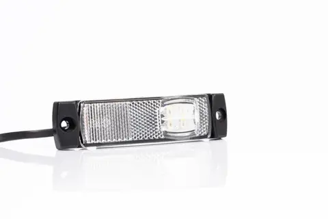 Fristom Hvitt LED Markeringslys Integret refleks - QS150 kobling