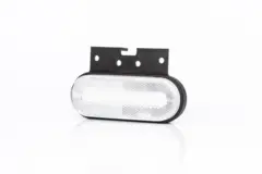 Fristom Hvitt LED markeringslys ADR LED,12-36V, brakett, ADR godkjent, QS150