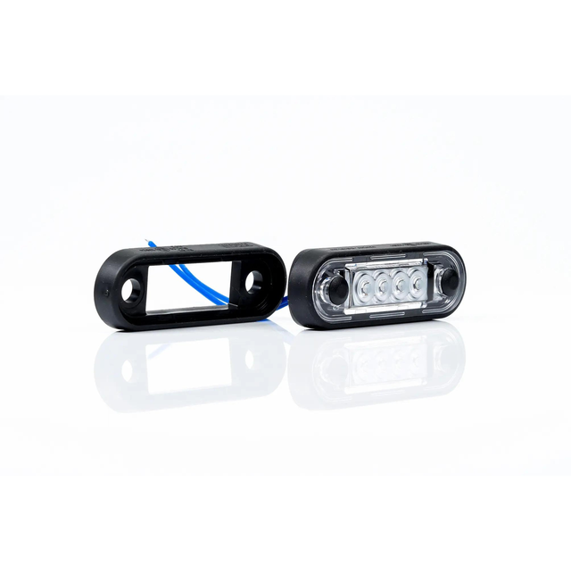Blått LED mini markeringslys For styling på bøyler og annet 