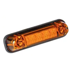 Fristom markeringslys Orange LED Med gummipakning 12-36 V