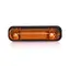 Fristom markeringslys Sotet Orange LED Med gummipakning 12-36 V