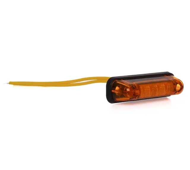 Fristom markeringslys Sotet Orange LED Med gummipakning 12-36 V 