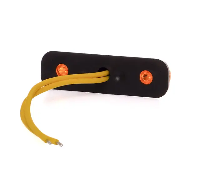 Fristom markeringslys Sotet Orange LED Med gummipakning 12-36 V 