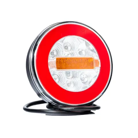 LED multifunksjons baklys, begge sider 12-36V, &#216;140mm, bajonettkontakt